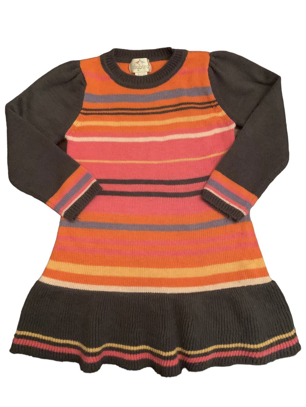 Lily bird VGUC Boutique Striped Sweater Dress. Size 4t
